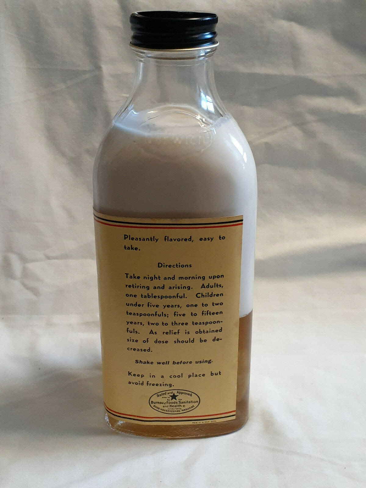 Vtg Norwich Norolar Plain Mineral Oil Constipation Remedy 1 Pint Bottle