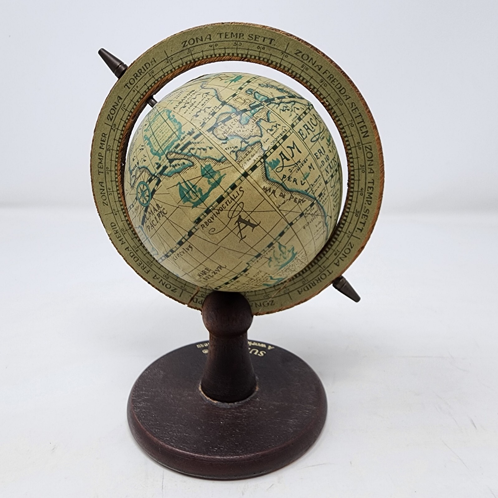 Vintage Surbex-T World Desk Globe Pharmaceutical Medical Drug Advertisement