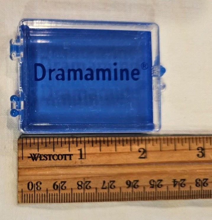 Vintage DRAMAMINE Storage Container