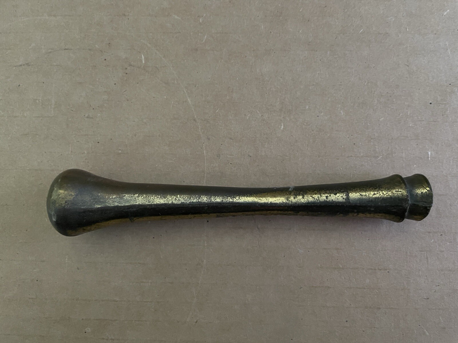 Vintage SOLID BRASS Mortar & Pestle Apothecary Pharmacy CORICIDIN