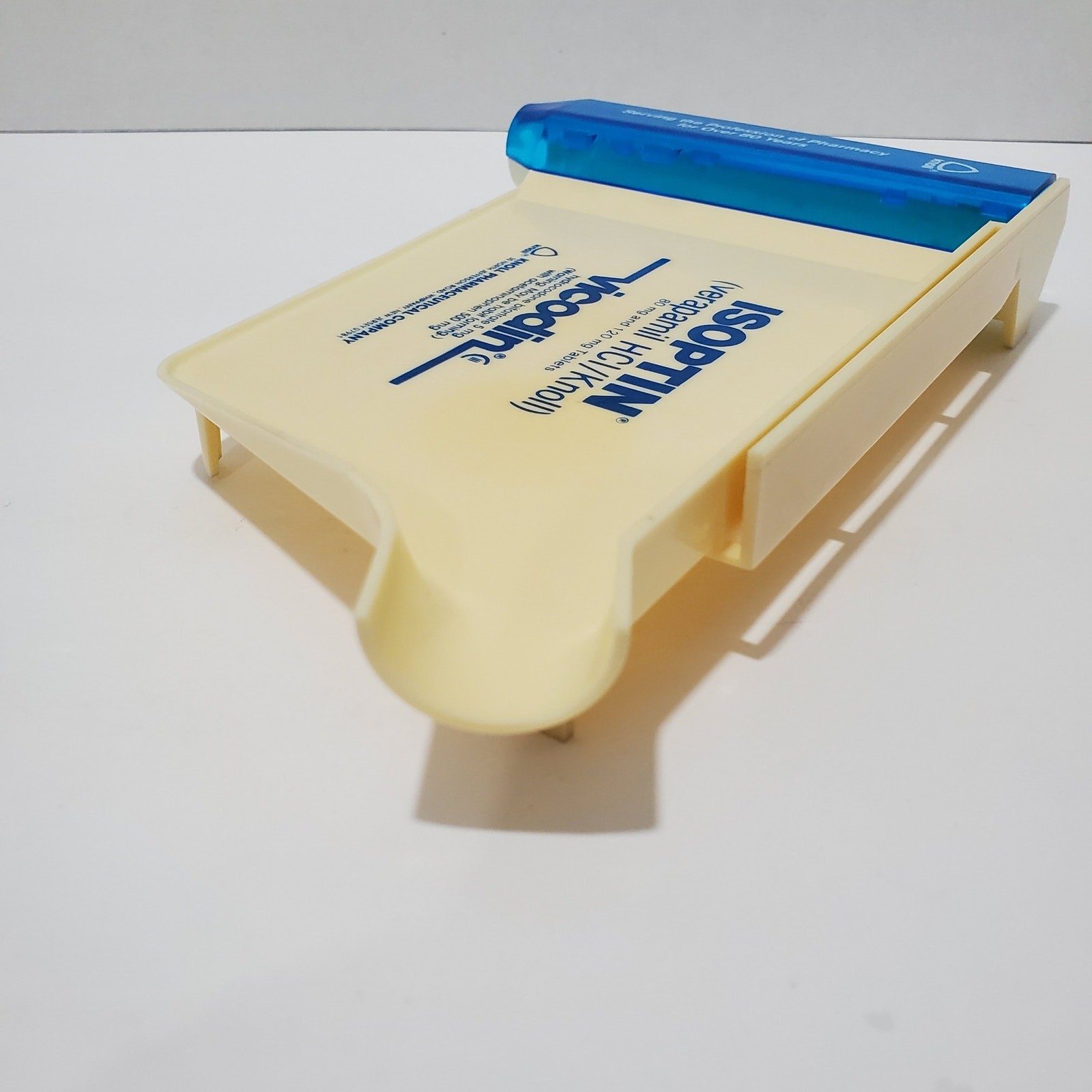VTG Vicodin Isoptin Plastic Pill Sorter Counting Tray Pharma Promo Knoll Pharm