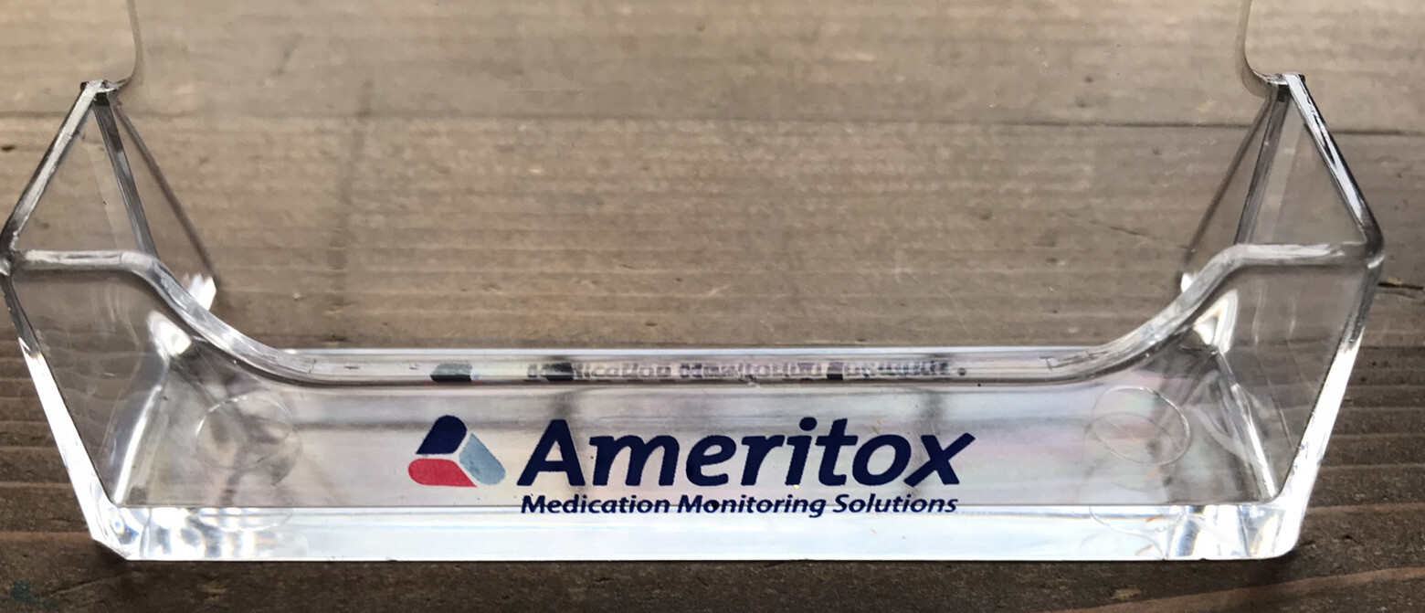 AMERITOX PHARMACEUTICAL DRUG REP BUSINESS CARD HOLDER