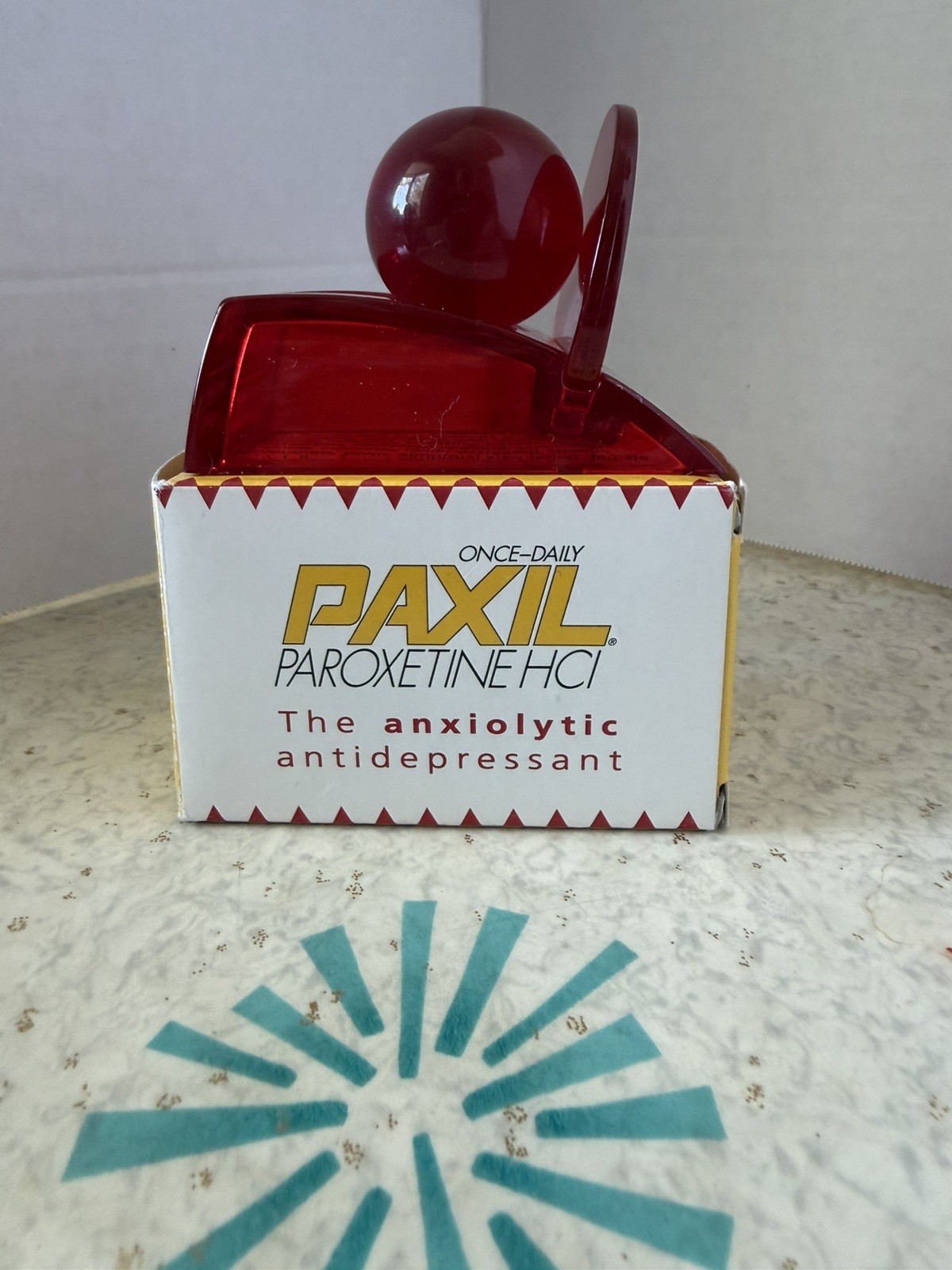 2001 Paxil Business Card Holder with Box
