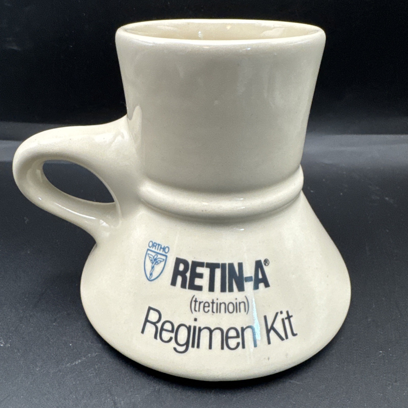 Vintage Non Spill Mug Pharmaceutical Advertisement