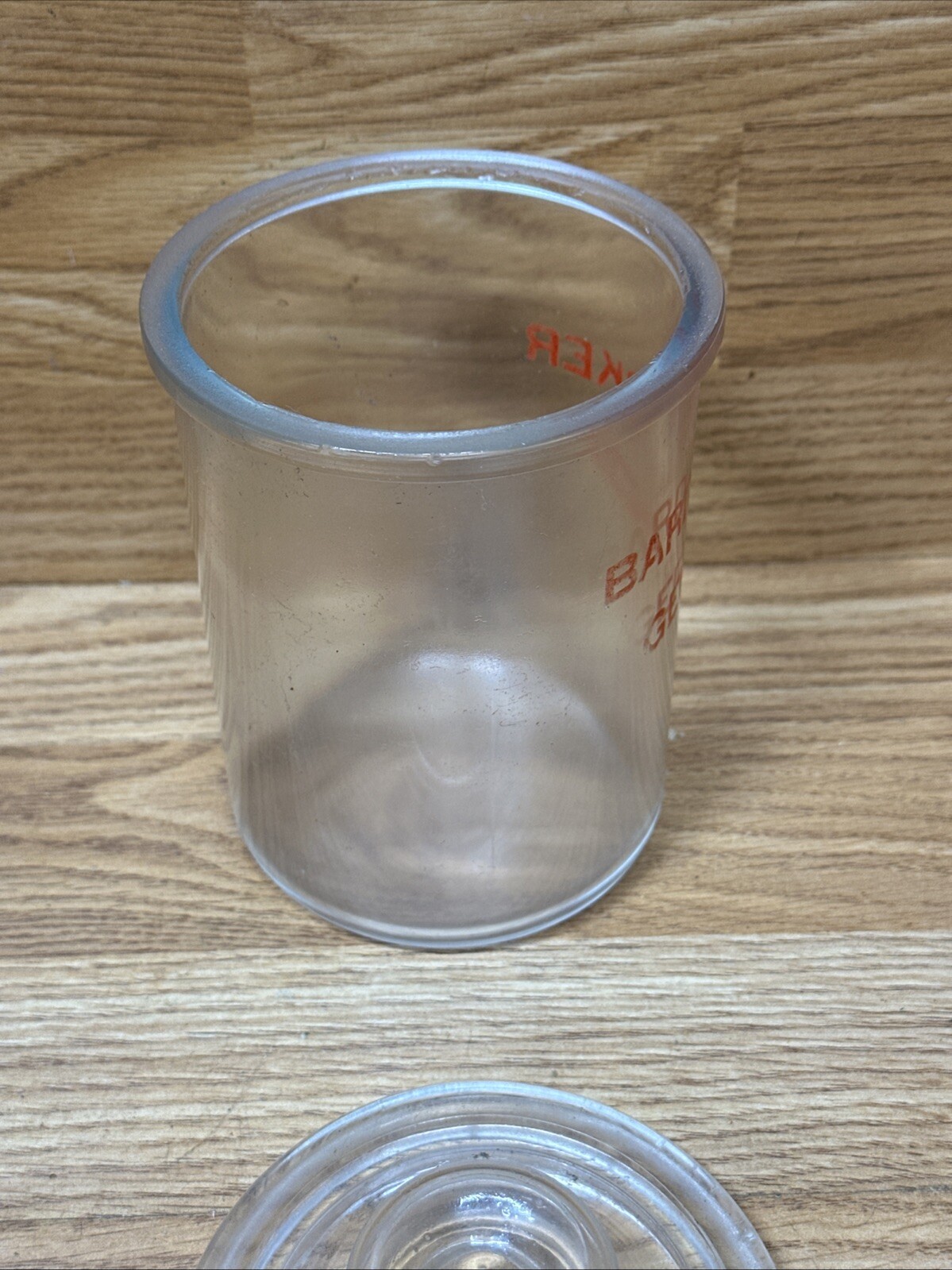 Vintage RARE Bard-Parker Germicide Glass Jar Medical 6” Early 1900’s