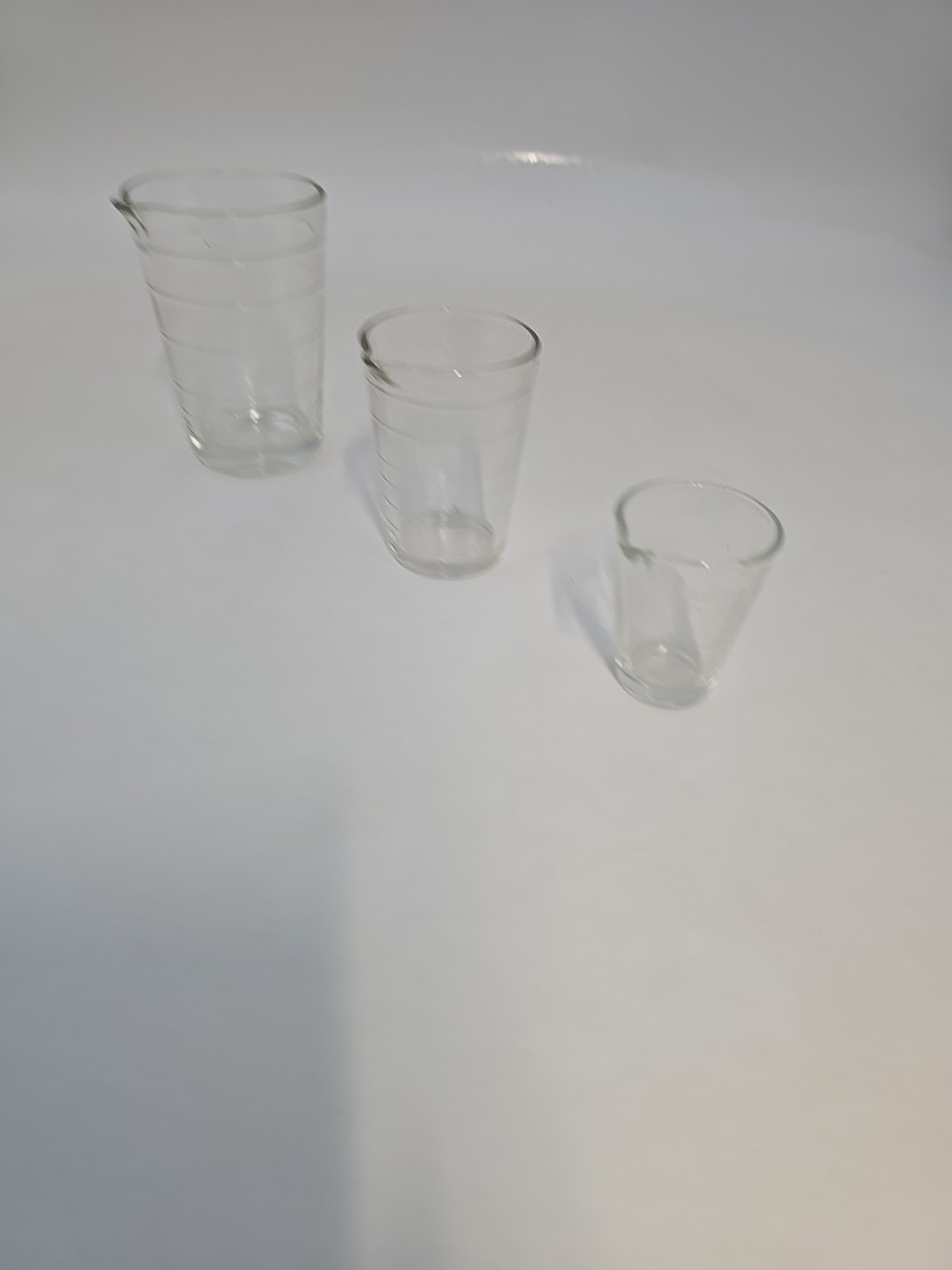 Vintage Measure Glass Cups From Pharmacy