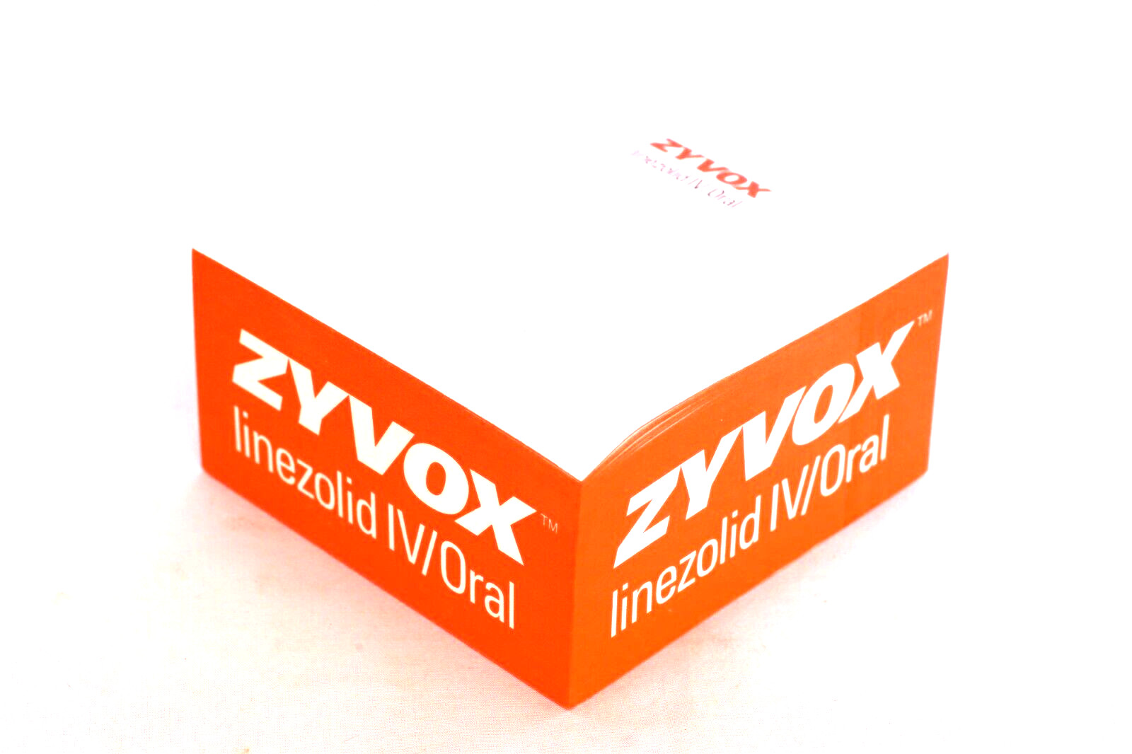 Zyvox Pfizer Pharmaceutical Advertising Large Sticky Notes Block