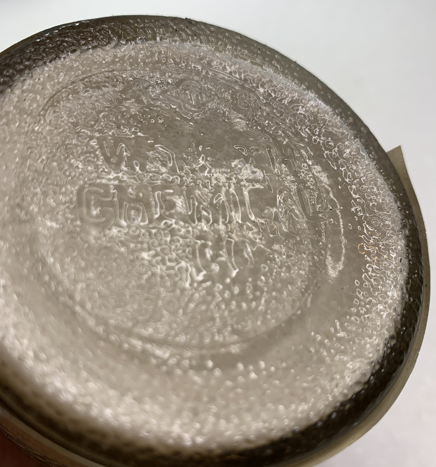 Pharmacy Apothecary Jar Cosmetics Vintage Old Stock Jad Brand Salts, Druggist