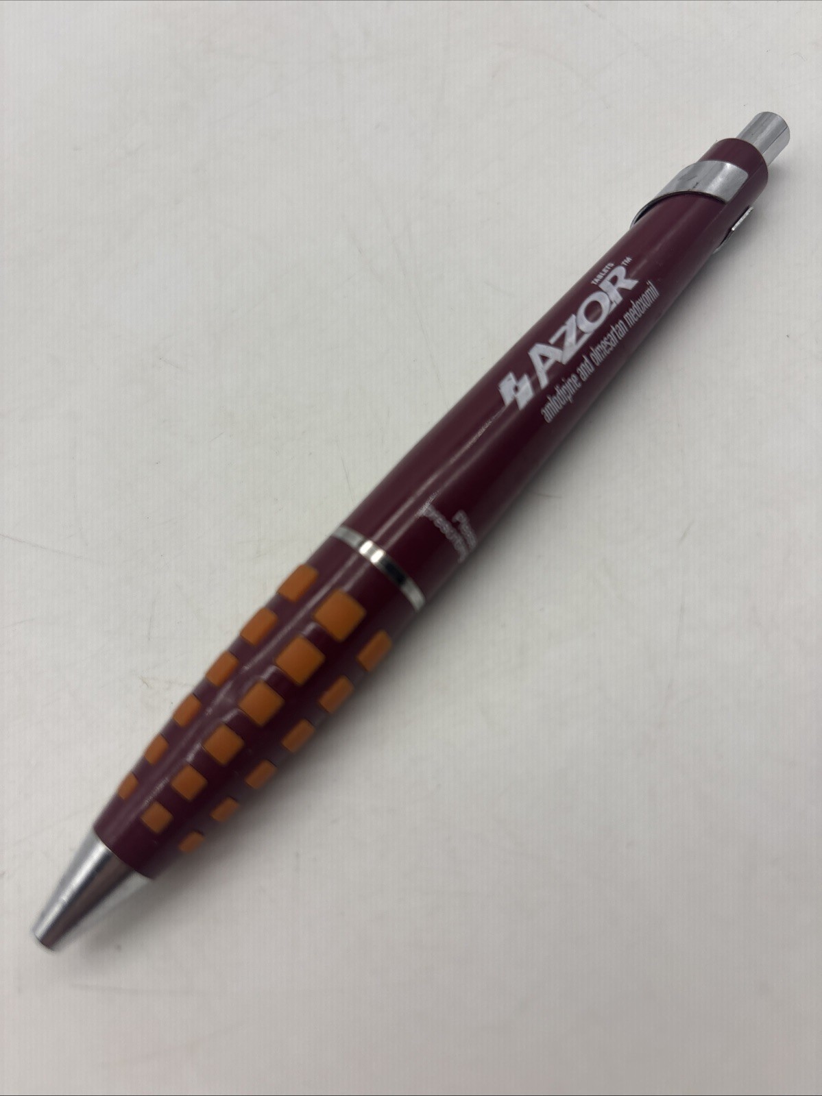 AZOR Drug Rep Doctors Pharmaceutical Promo Advertising Heavy Metal Pen