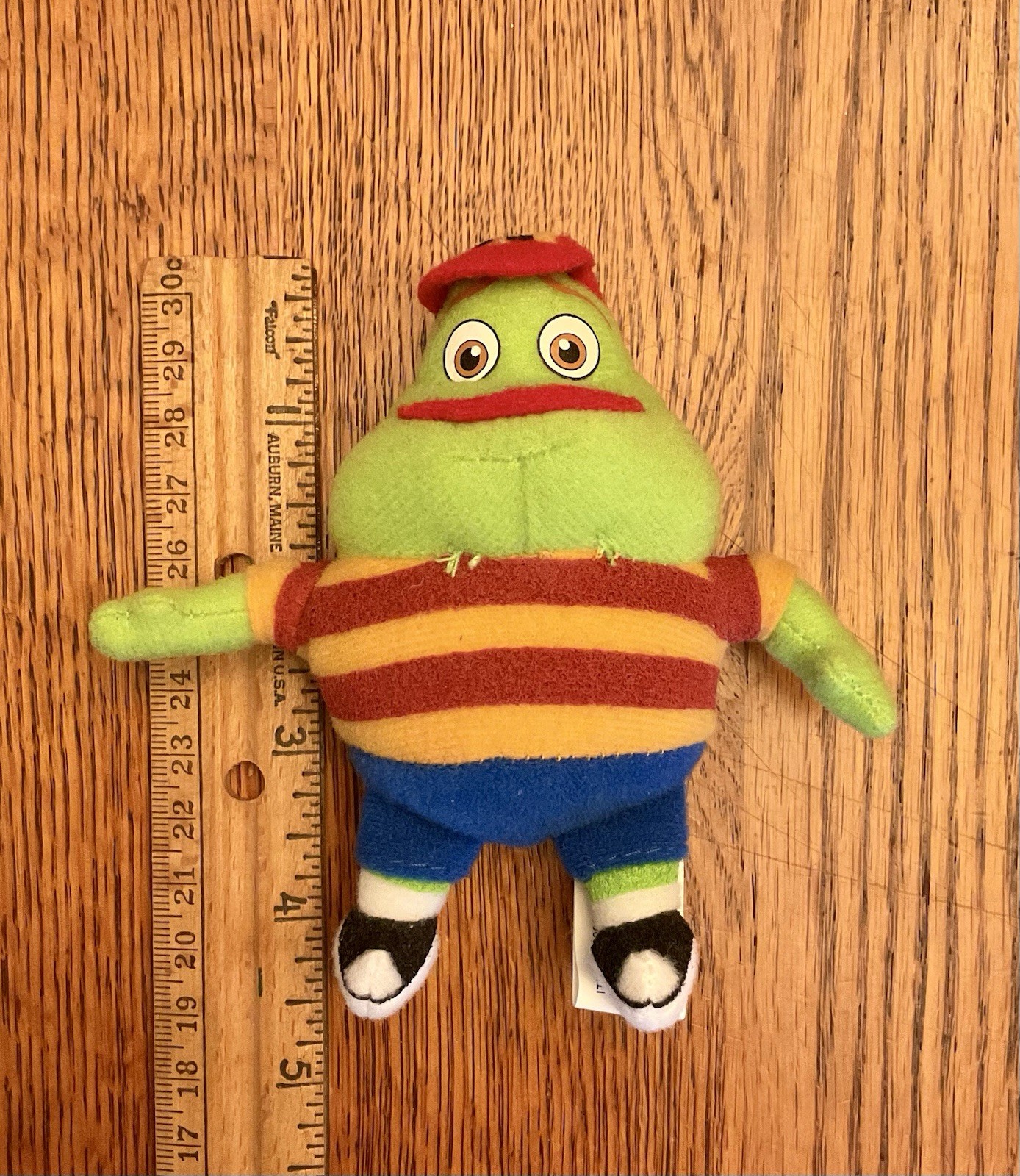 Mucinex Mr Mucus Mini Melts Green 4” Toy Pharma Drug Rep Promo Ad