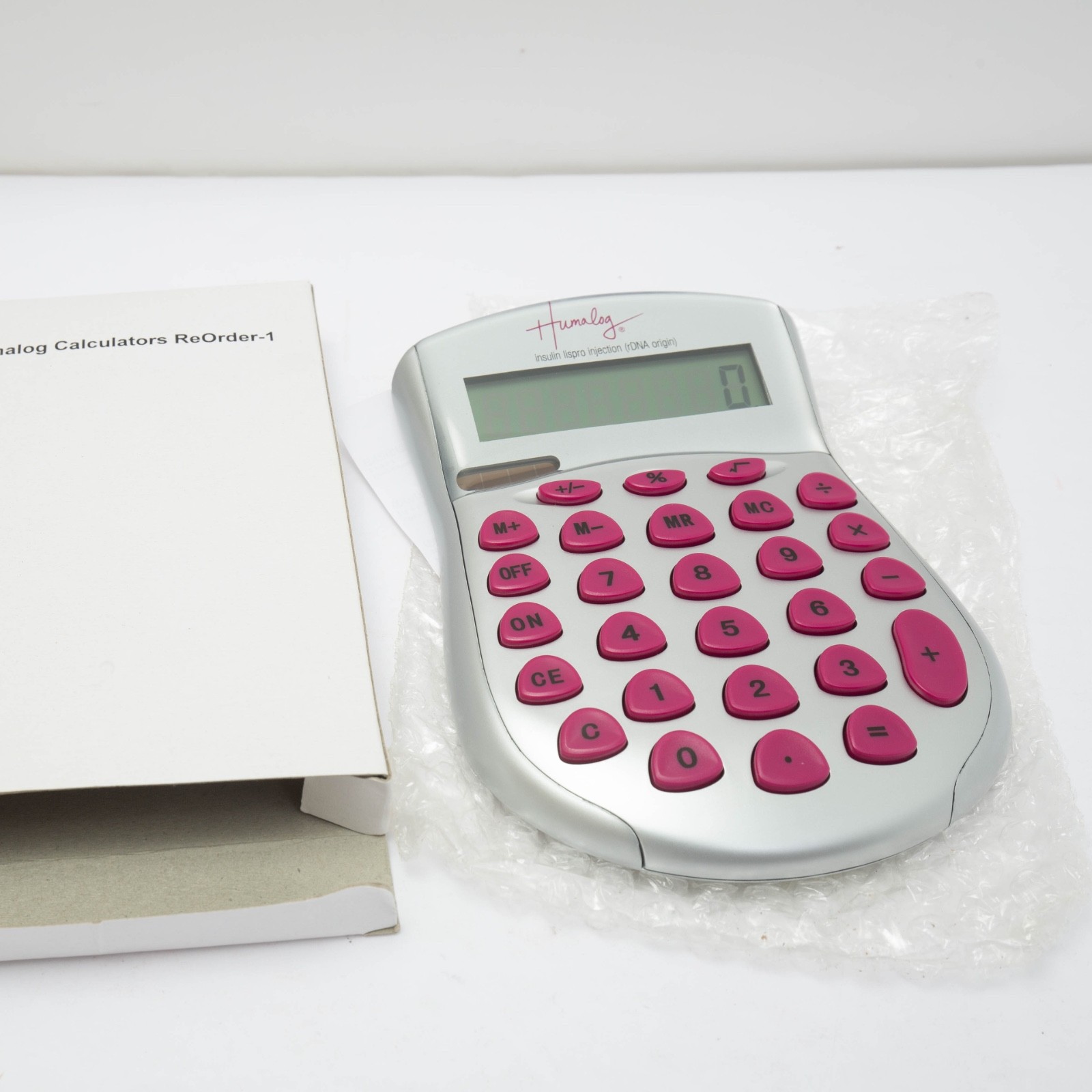 Humalog Medical Drug Rep Pharmaceutical Calculator Collectible Advertising