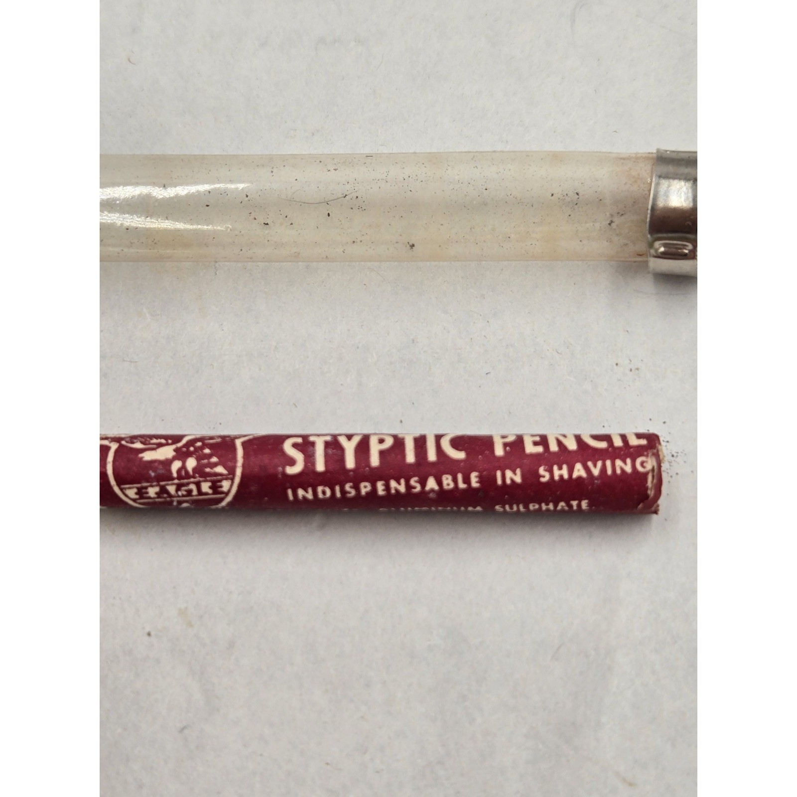Syptic Pencil Pharmaceutical With Case For Knicks Shaving Collect Rare Vintage