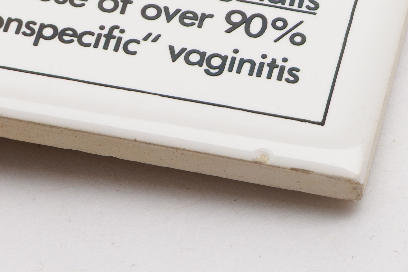 Vtg Pharmaceutical Marketing Sultrin Vaginal Cream Ceramic Coasters