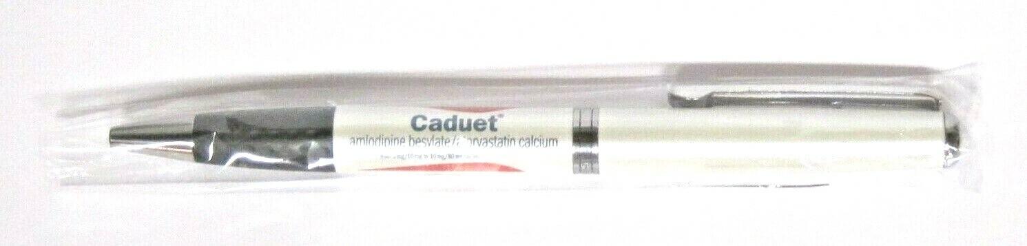 Drug Rep CADUET Collectible Metal Pen RARE