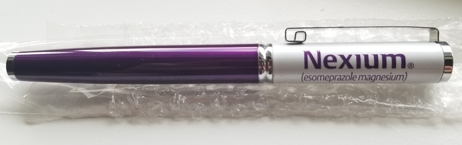 Nexium Heavy Metal Archimedes Pen – Pharmaceutical Drug Rep Promotional Item