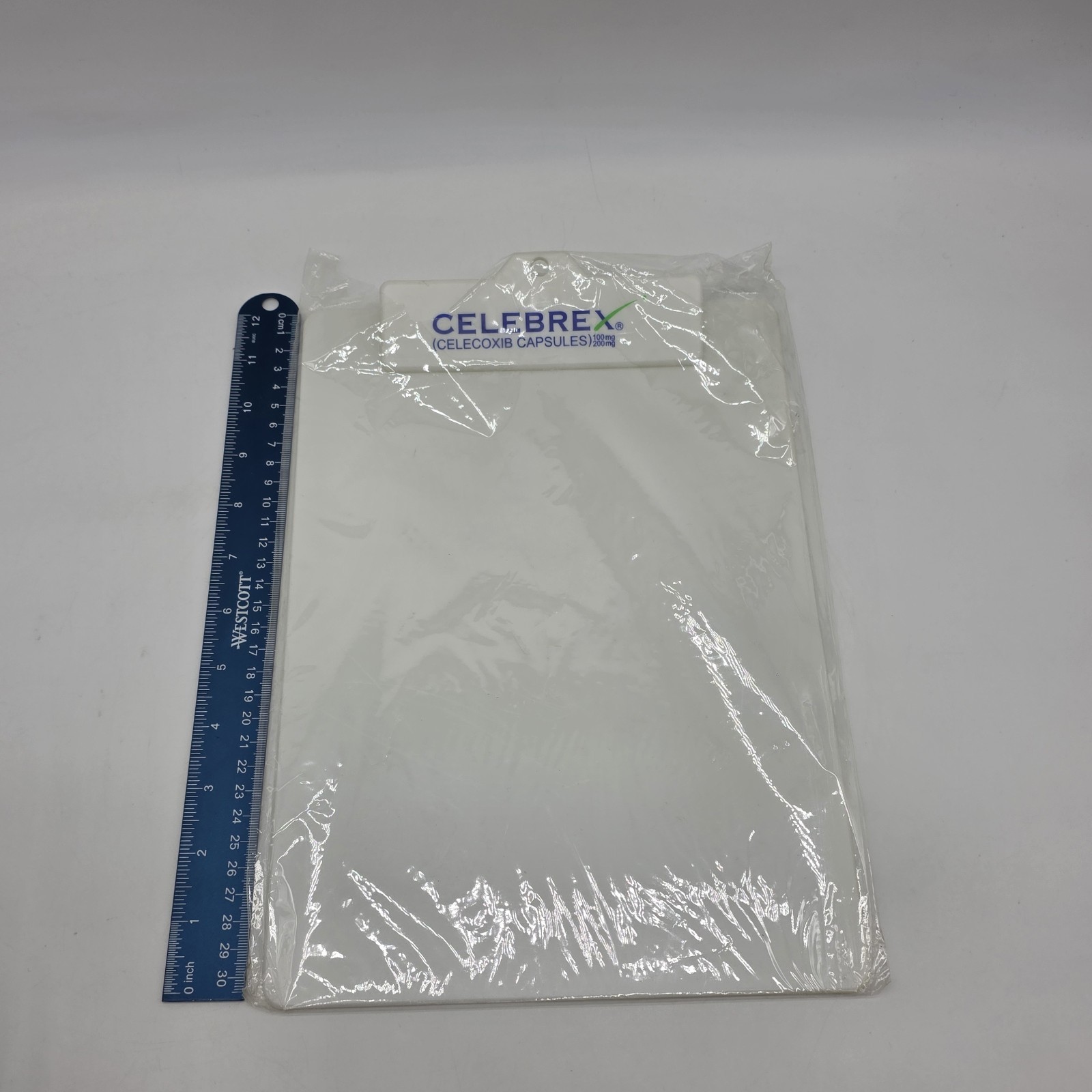Celebrex Celecoxib Pharmaceutical White Medical Plastic Clipboard 9in X 13in