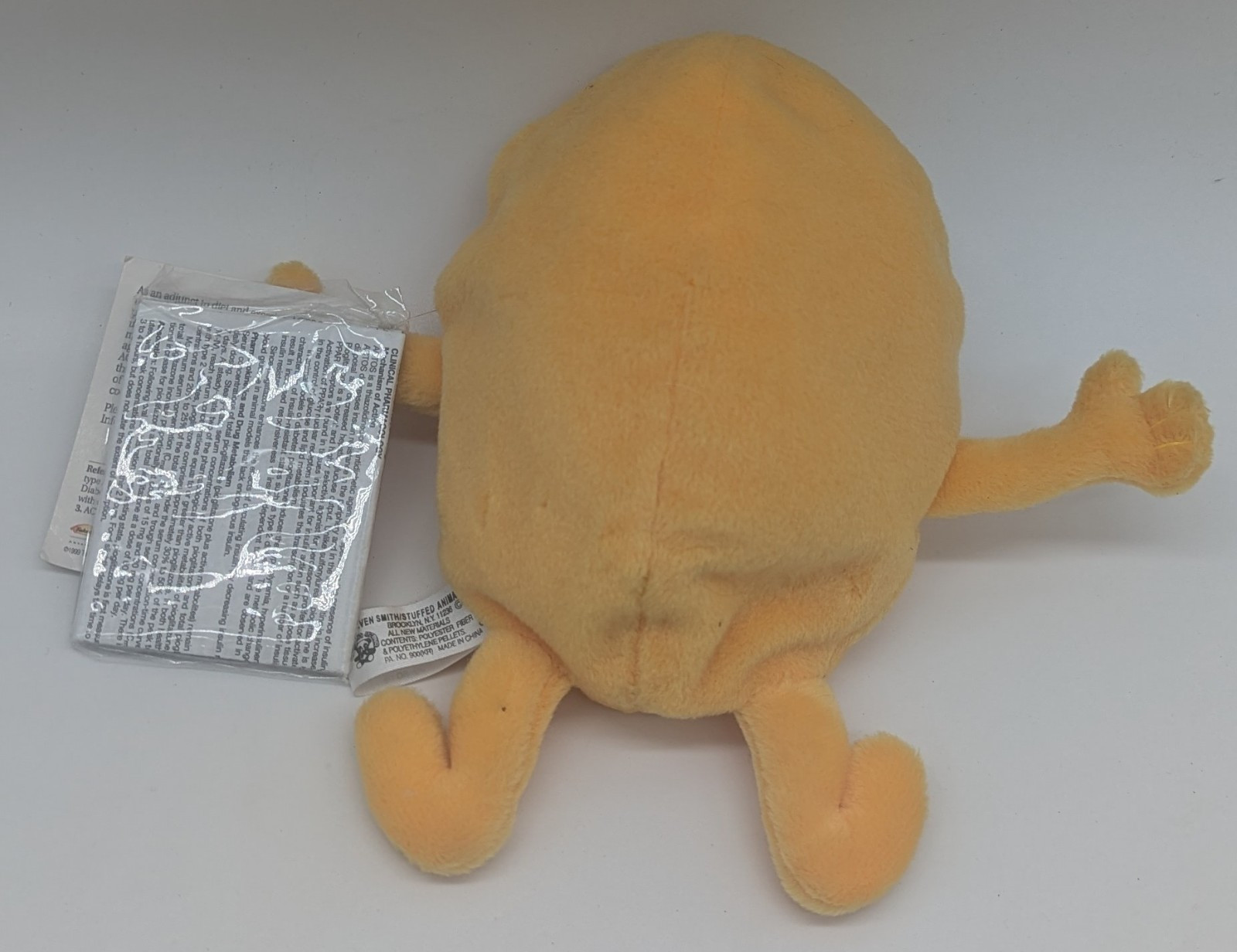 NWT Cholesterol ACTOS Pioglitazone Plush Steven Smith Stuffed 8.5″ Diabetes
