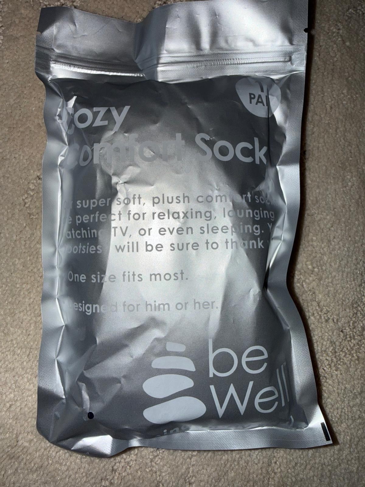 BRAND NEW Xycal Allergy Drug Promotional Socks – Cozy Comfort Sock – 1 pair