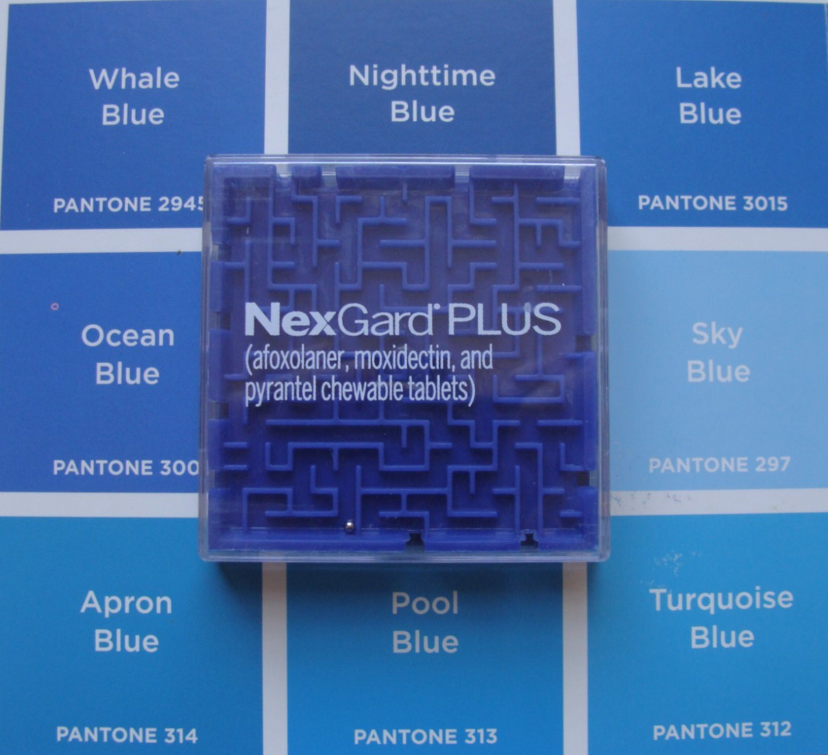 Nexgard Plus maze toy pharmaceutical promotional material – 2 5/8″