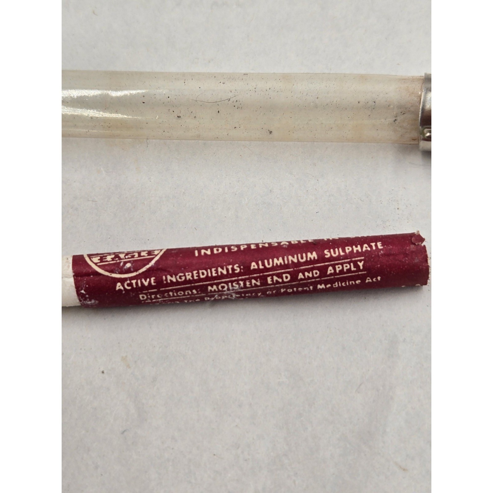 Syptic Pencil Pharmaceutical With Case For Knicks Shaving Collect Rare Vintage