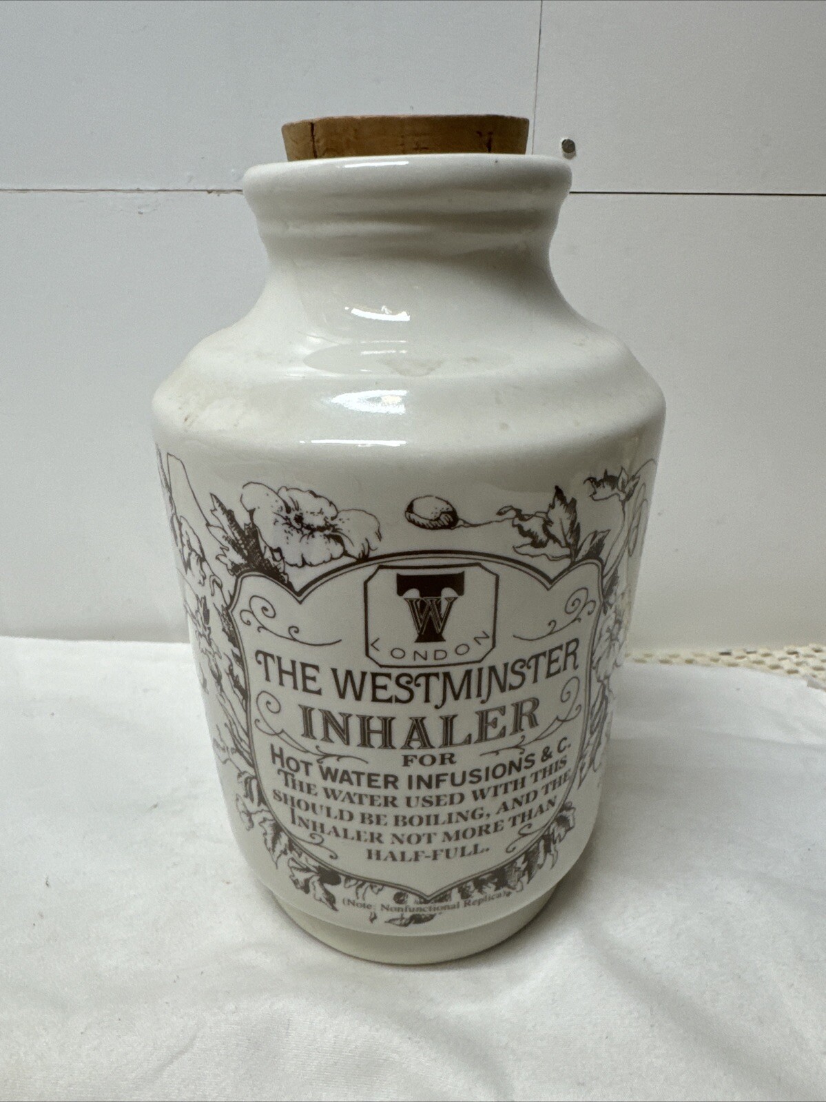 Eli Lilly Replica 6″ Westminster Inhaler Pharmaceutical Marking Advertising