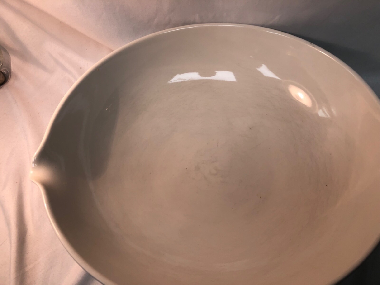 very large Coors Lab Evaporating Bowl 14” porcelain