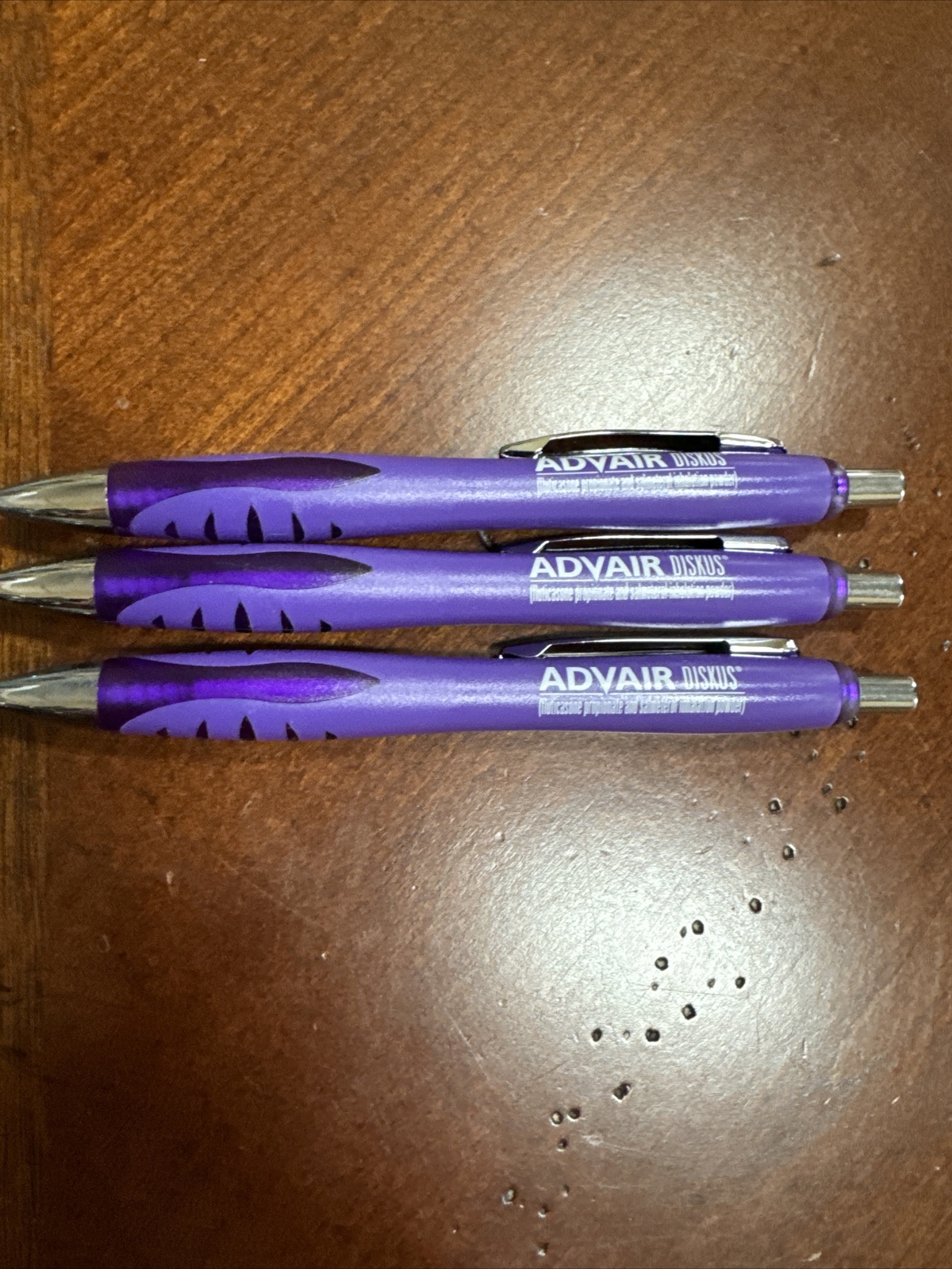 Advair Diskus Vintage Pharmaceutical Rep Advertising Ballpoint 3 Pens