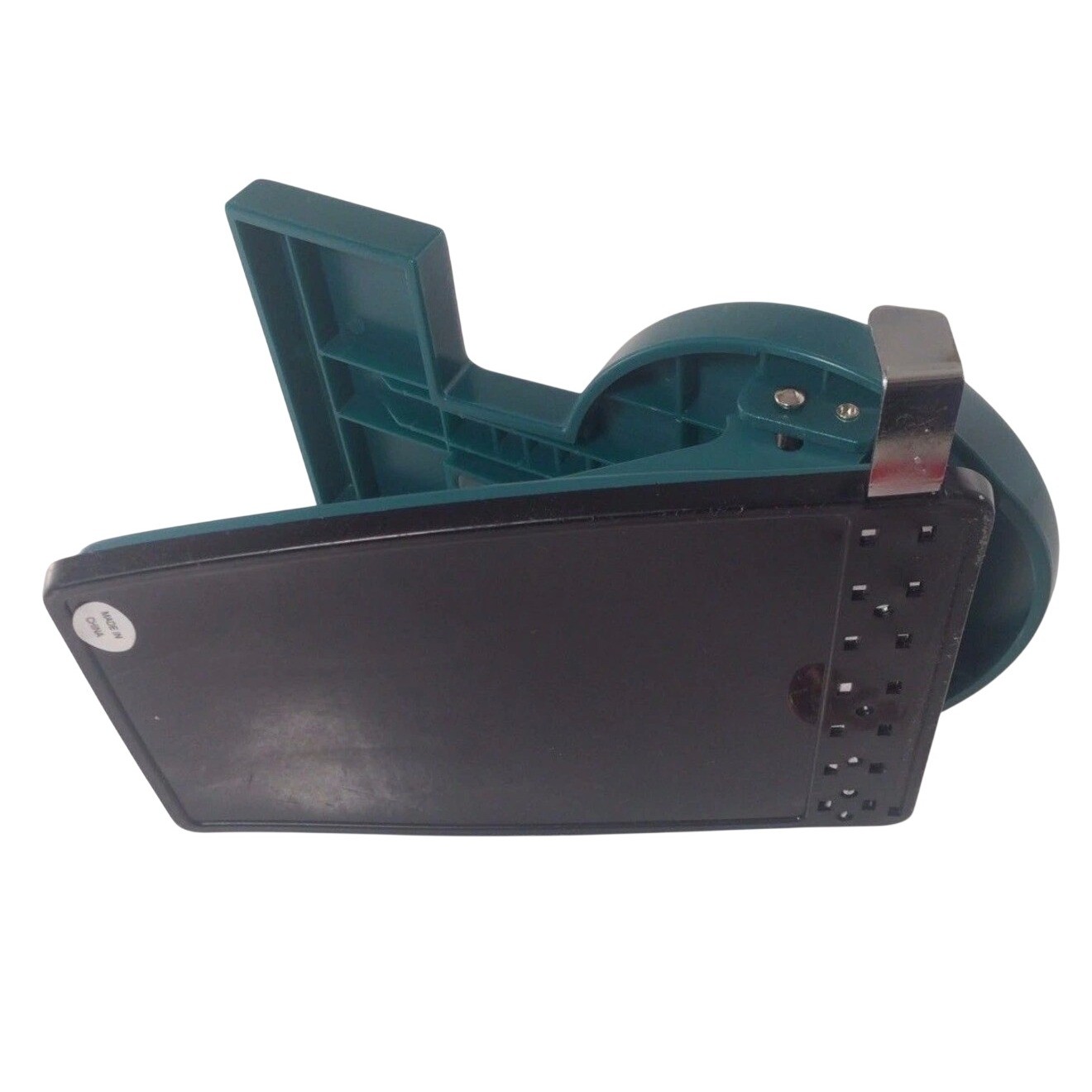 Namenda Memantine HCl Pharma Promo 2-Hole Punch Teal Green Sunburst Logo Vintage