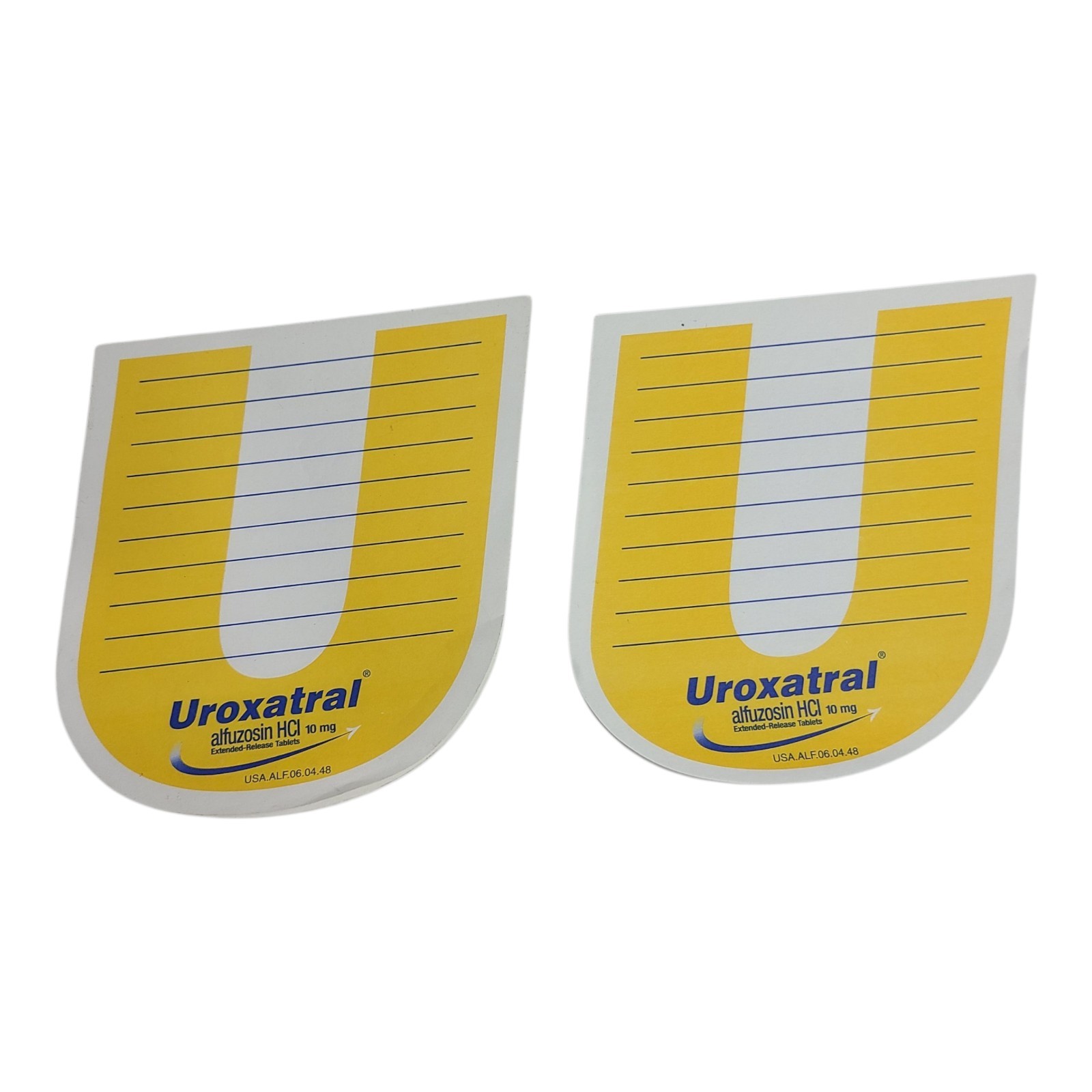 Uroxatral Post-It Note Pads Pharmaceutical Drug Rep Advertising Promo Giveaway
