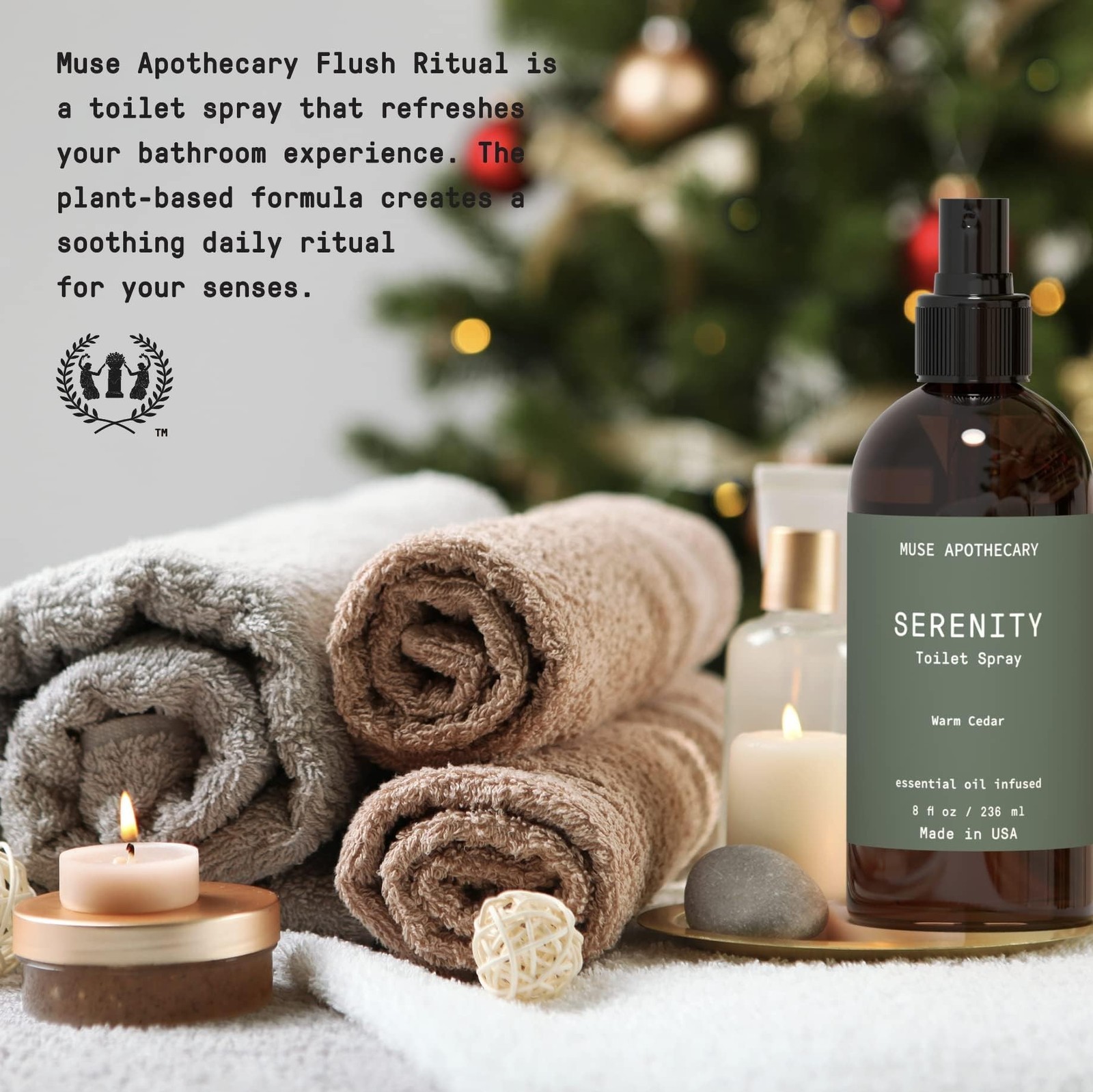 Muse Apothecary Flush Ritual – Botanical Collection – Aromatic & Refreshing T…