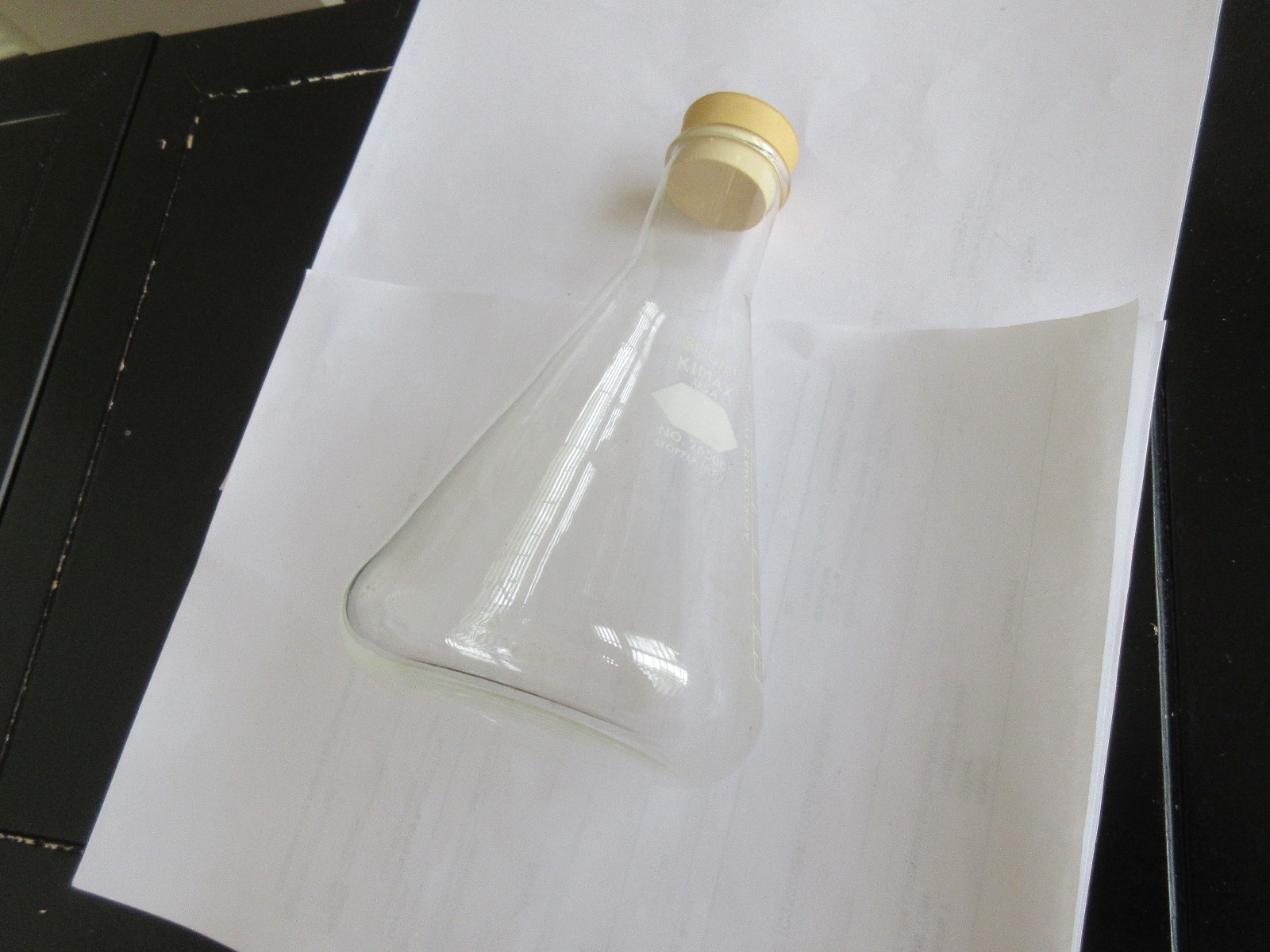 500 ml , Kimax , # 26500 , Stopper # 7 , Pharmacia , Upjohn , Rare , Rx