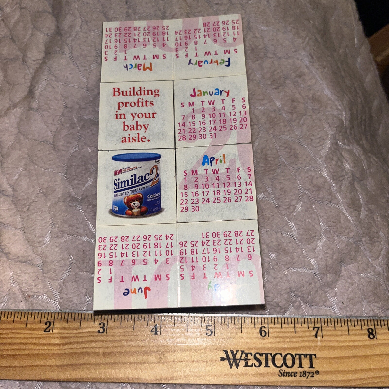 2000 Similac Baby Formula Rubix Cube Sales Rep Marketing Advertising Sample Tool