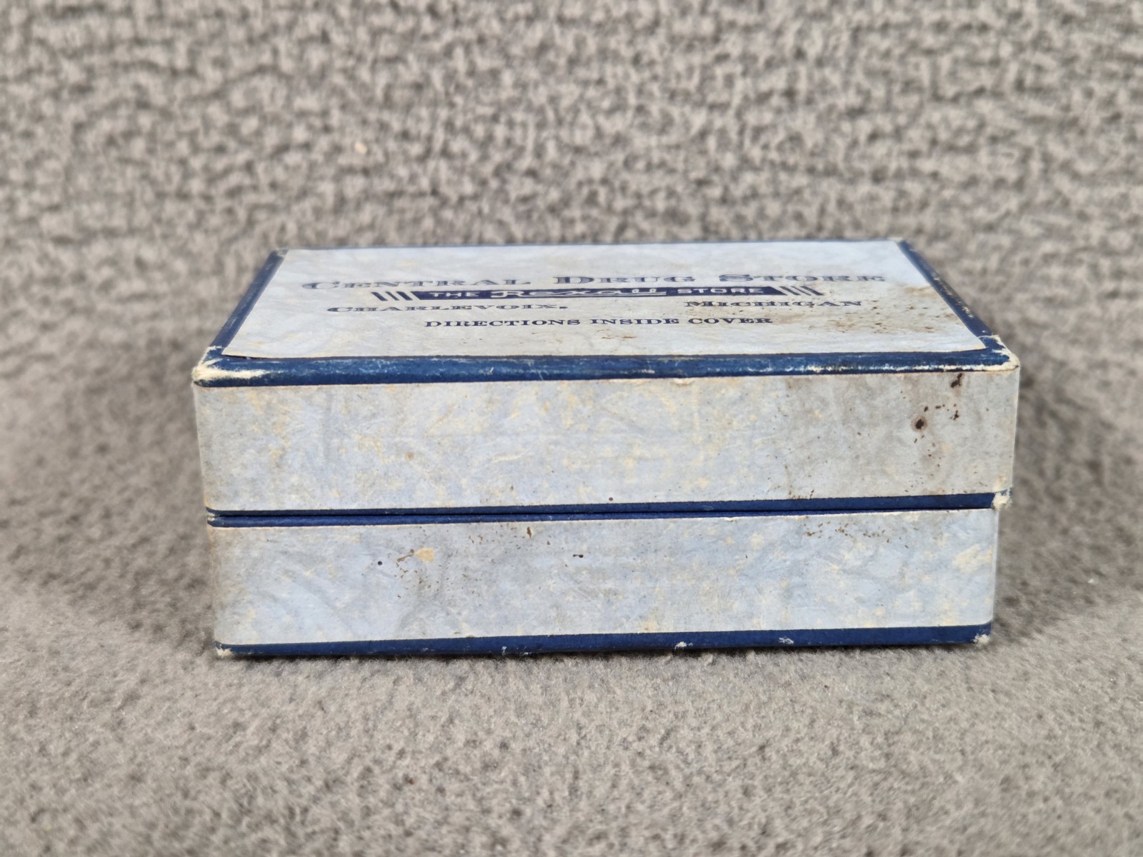 Central Drug Store Prescription Medicine Box Rexall Charlevoix Michigan