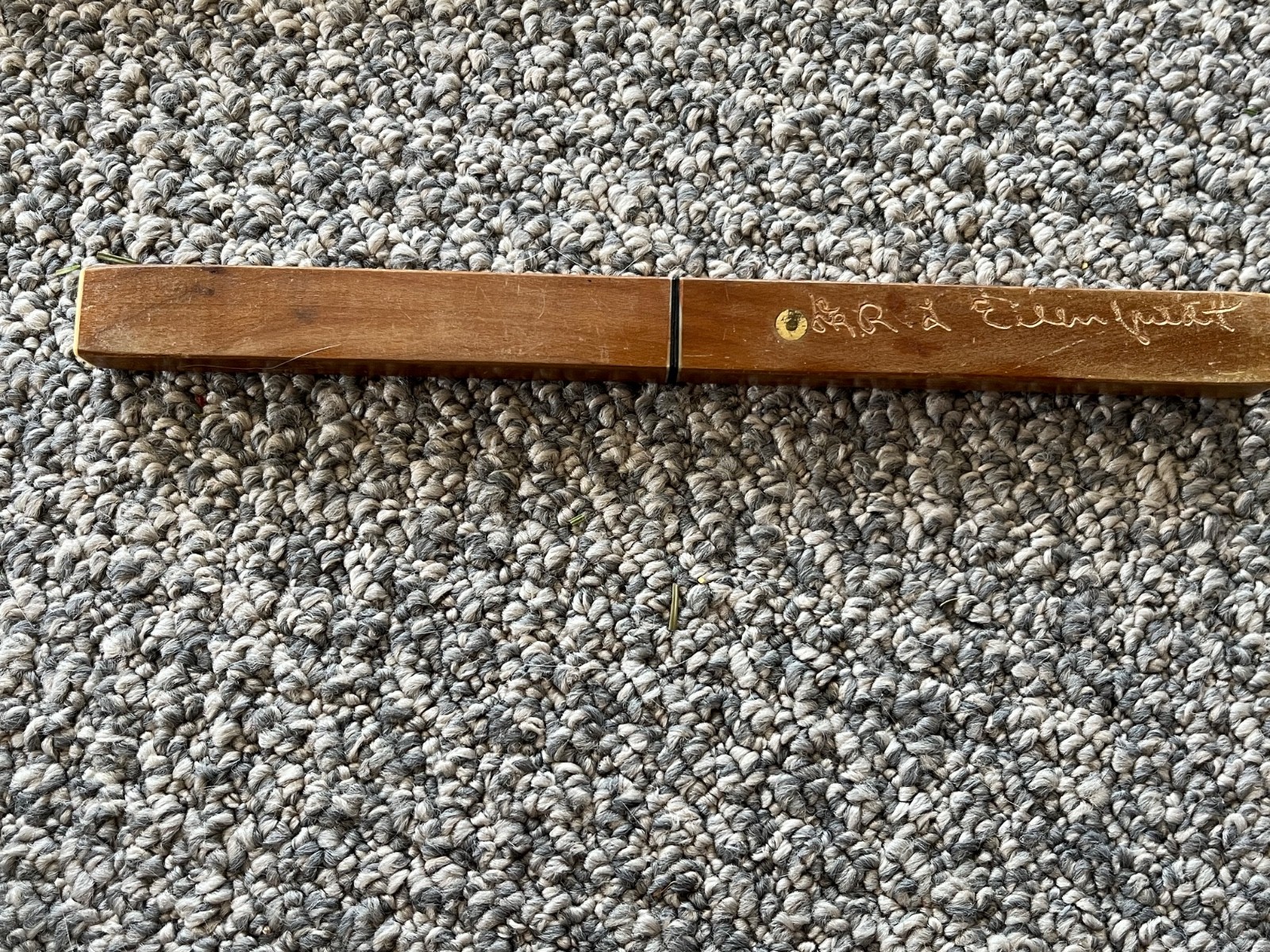 vintage 1940’s Wayne Laboratories Fordson Pharmacy stainless knife in wood box