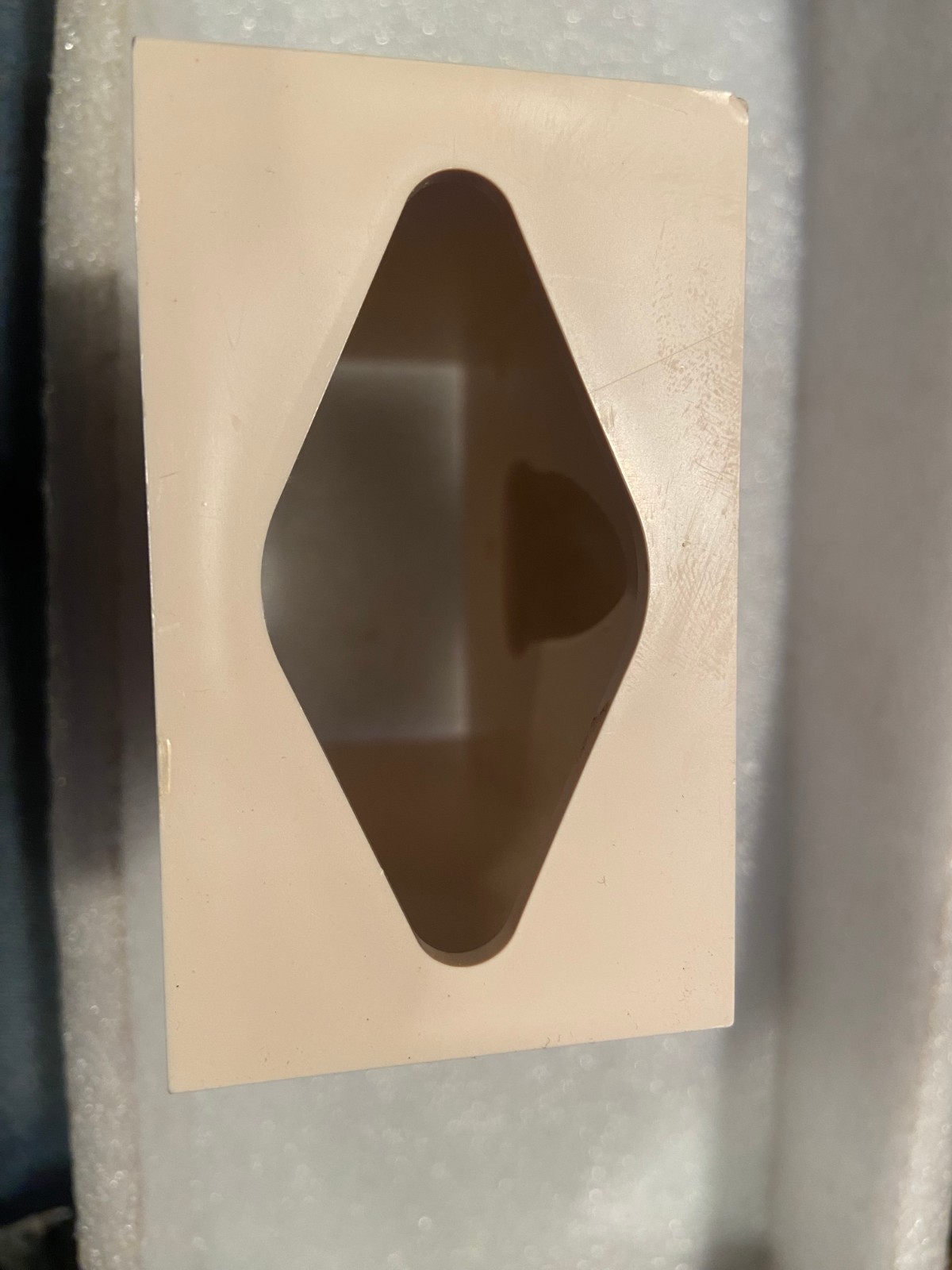 Entex LA Advertising Small Plastic Tissue Box Holder w/Face *Pre-Owned/Empty* p2