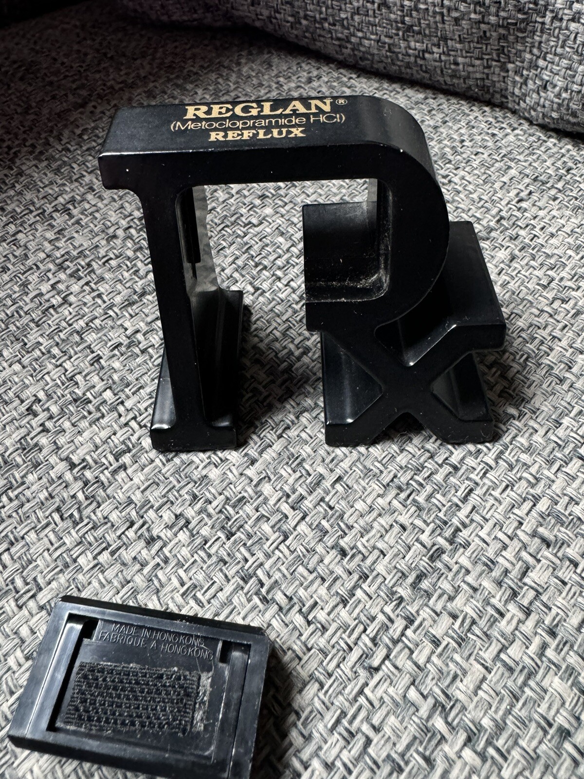Reglan Metoclopramide HCI Reflux Vintage Pharmaceutical Rep Quartz Clock Stand