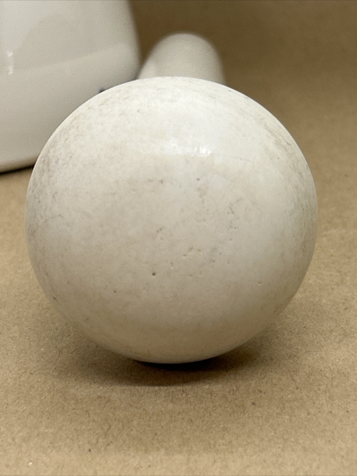 Vintage Antique Apothecary Mortar Pestle COORS USA Ceramic