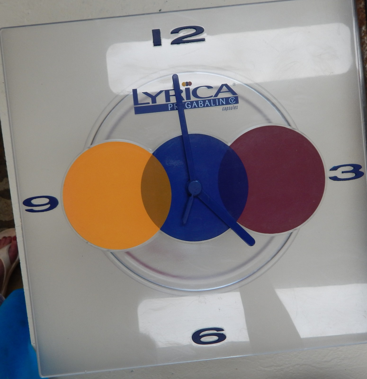 Rare Vintage Pharma Drug Rep Promo LYRICA Wall Clock NEW Tested