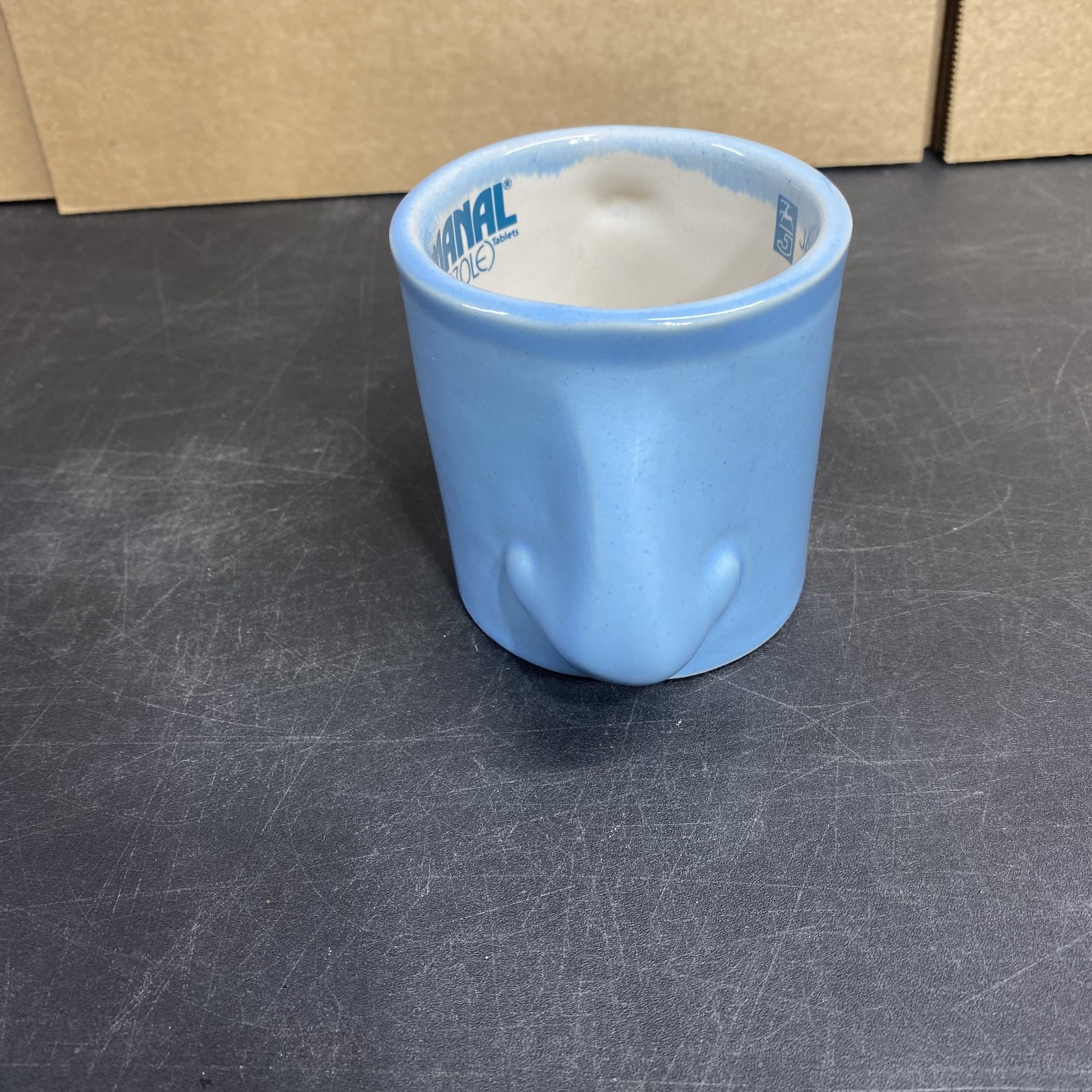 Vintage Hismanal Janssen Pharmaceutica Drug Rep Advertisement Coffee Mug RARE