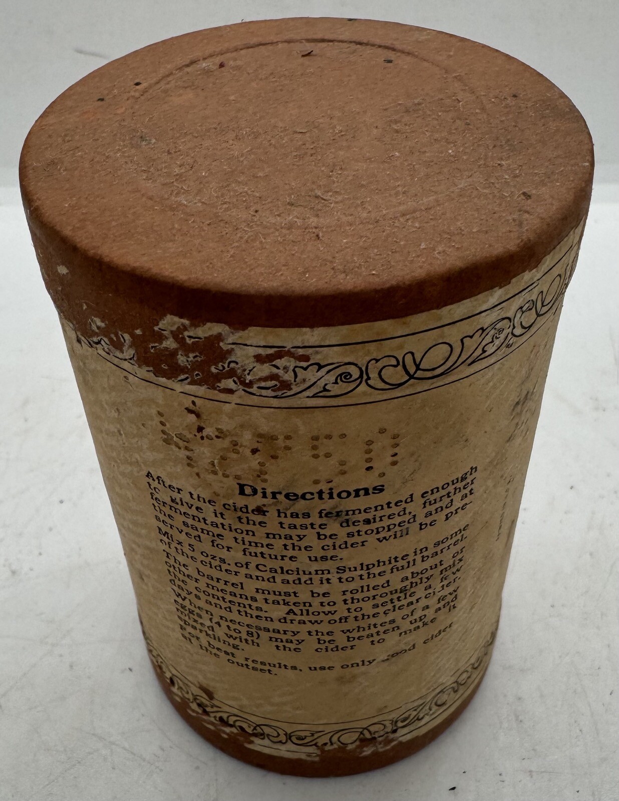Antique – Vintage MERCK Medical Tin Sulphite of Calcium Sealed