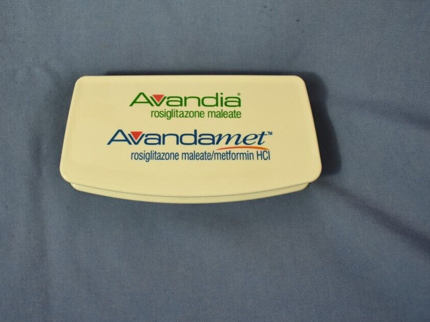 Avandia Medical Drug Rep Pharmaceutical Advertising Binder Clip Sale Promotional