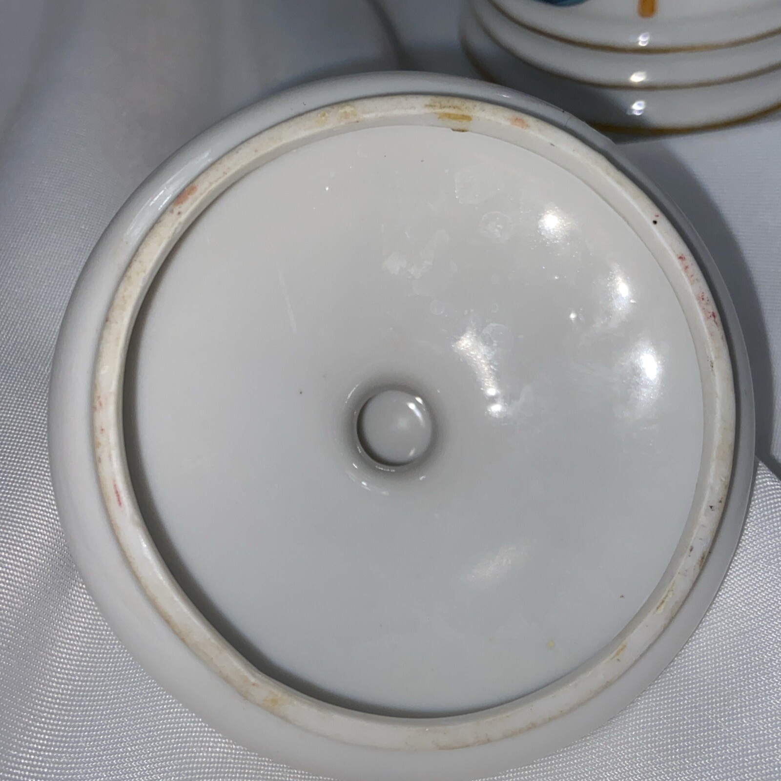 Vintage Porcelain Medicine Pharmacy APOTHECARY Jar with Lid Ascriptin