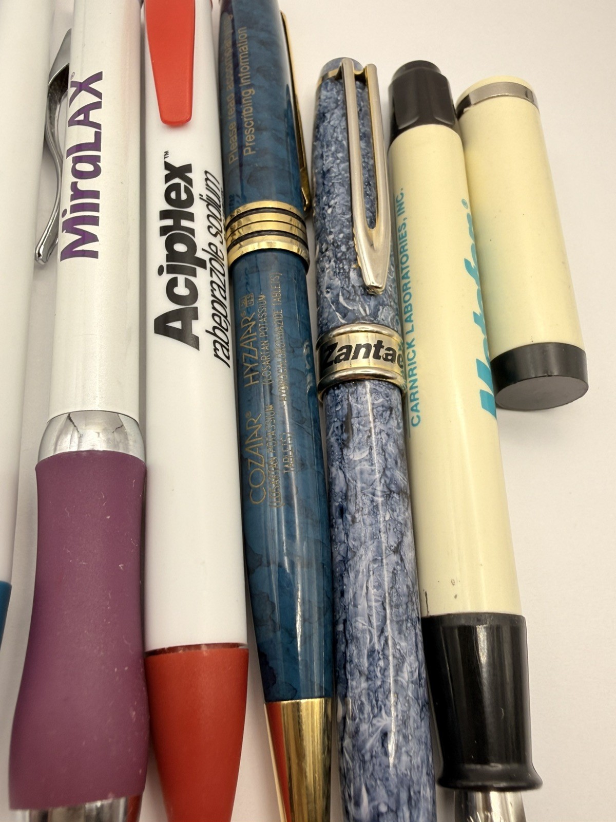 Pharmaceutical Drug Rep Pens Lot Of 10 big pharma *needs ink refills* read*