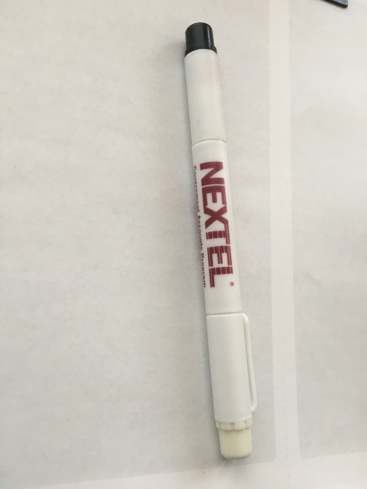 Nextel Government Account Program Advertising Writing Pen Does not write B22