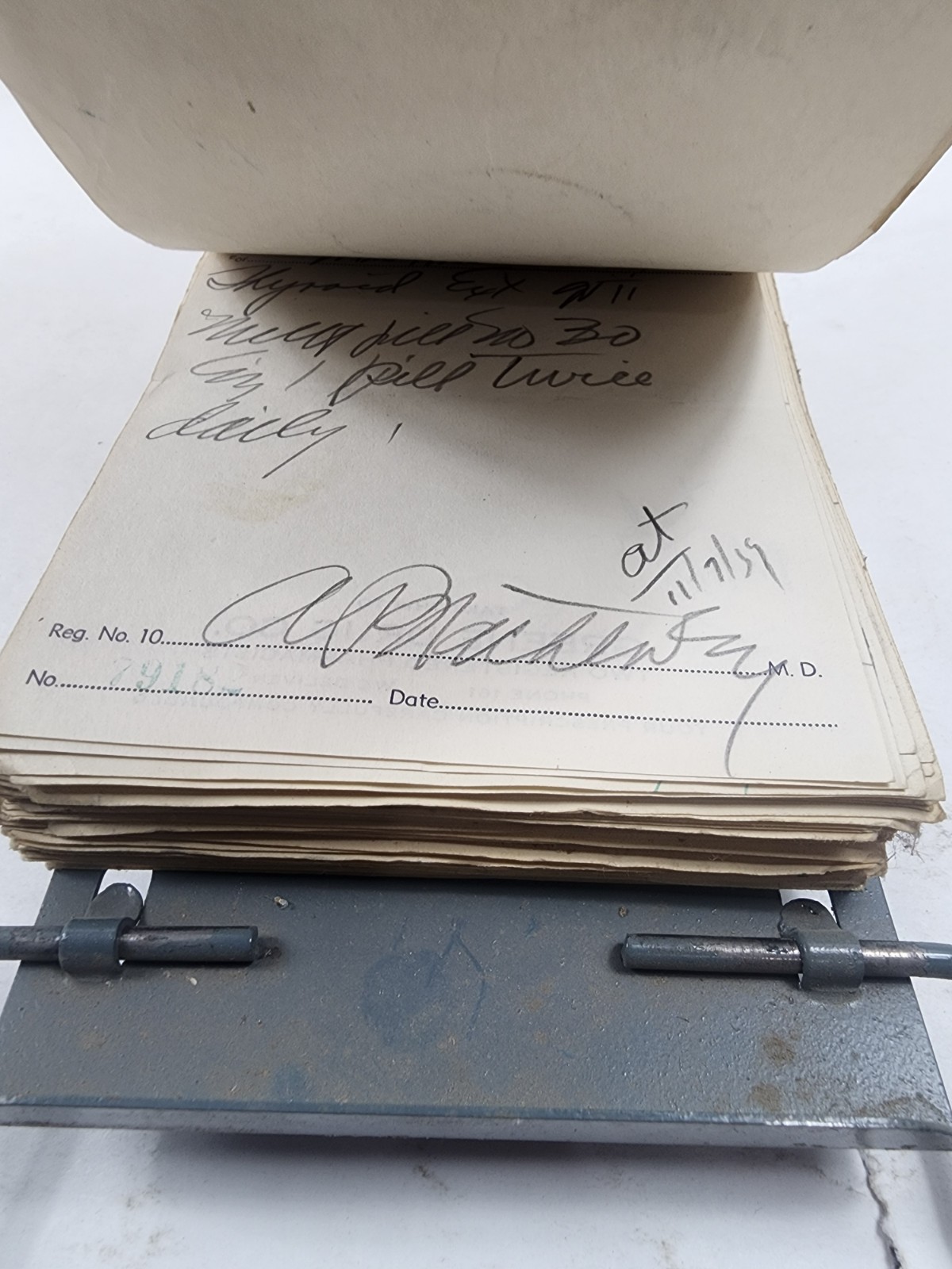 Prescription Atlas Rx Pad Paper Apothecary Druggist Pharmacy Medicine 1939 1940
