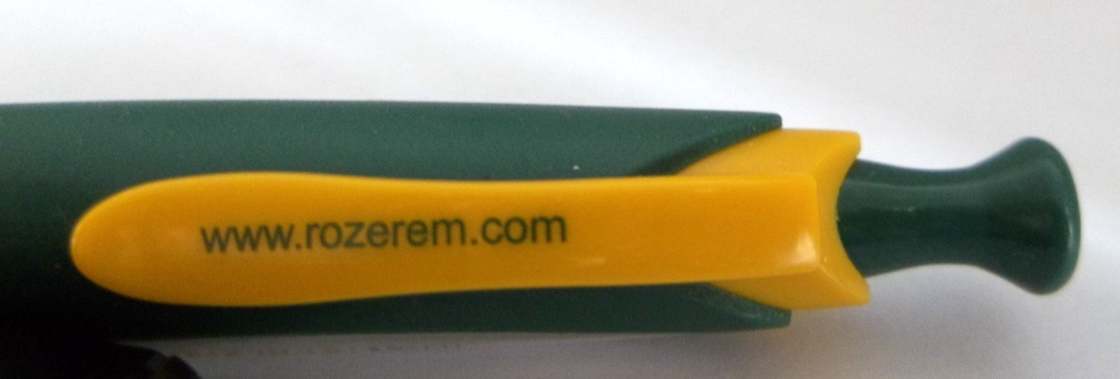Rozerem Ramelteon Promotional Plastic Pen – Long Tapered Body Large Clip