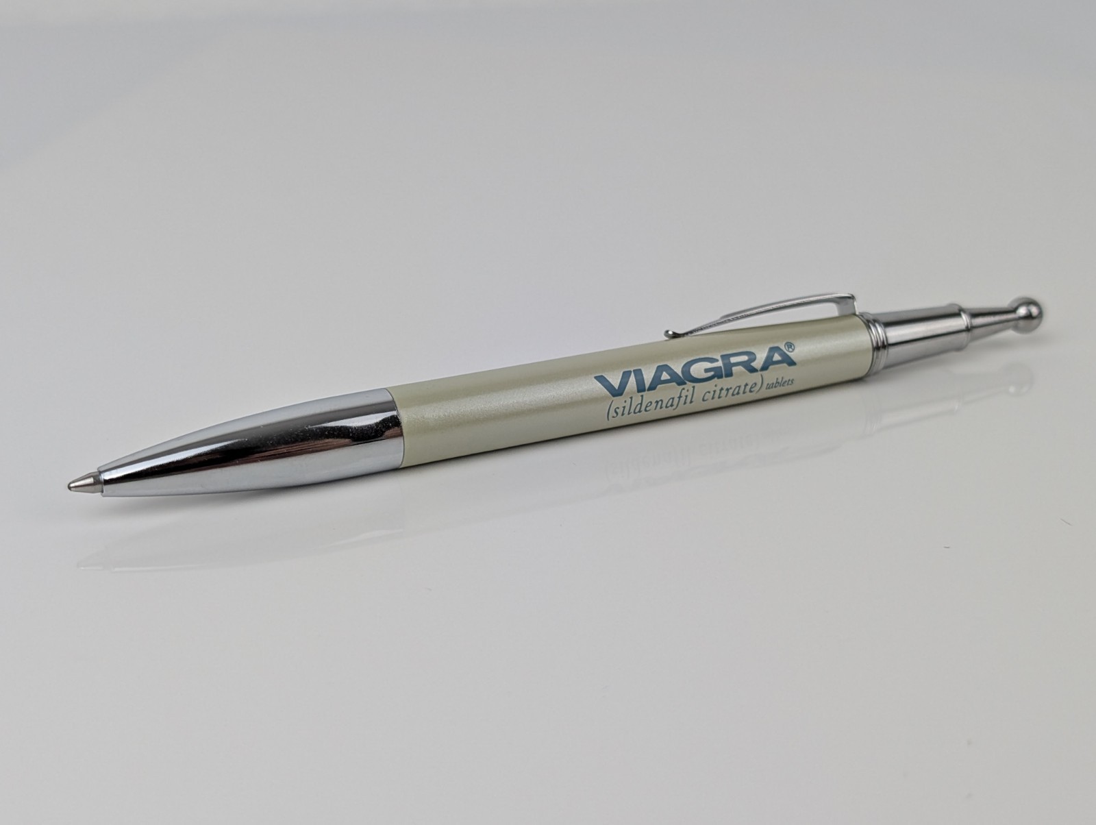 Pfizer Viagra Salesman Sample Pen Drug Rep Pharmaceutical Promo Pharma RARE