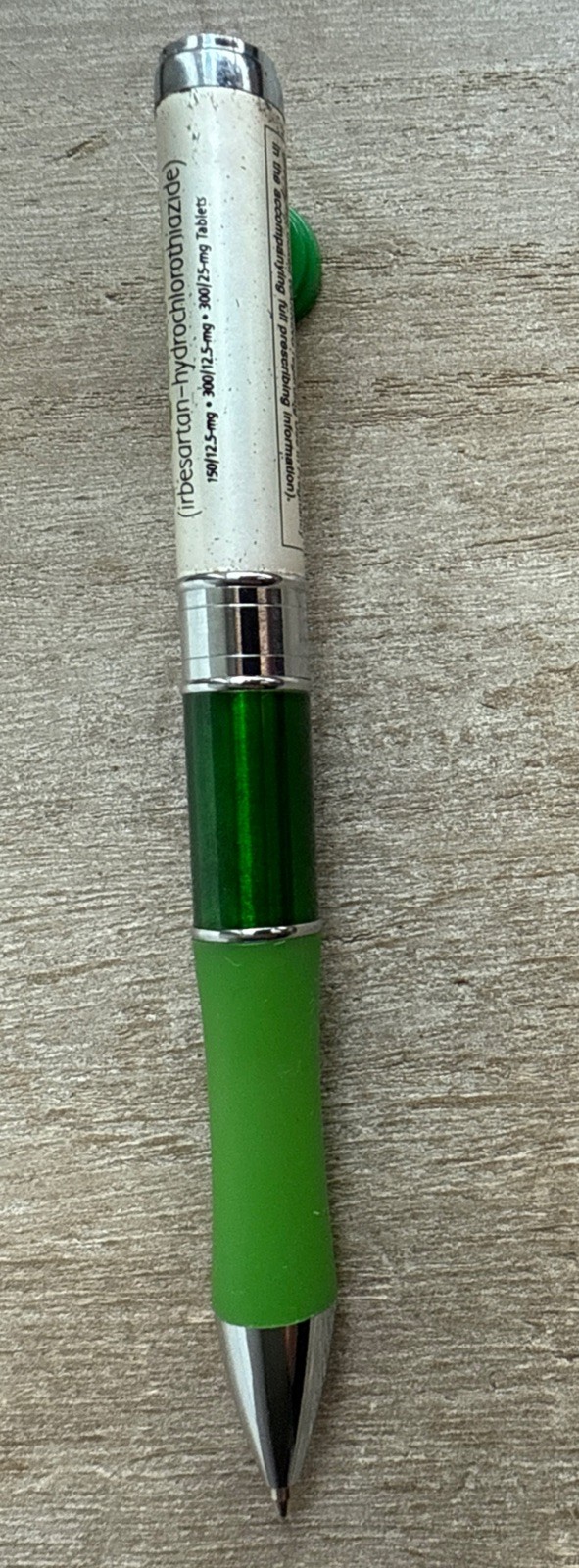 Rare Avalide Heavy Metal Pharmaceutical Drug Rep Pen Medical Pharmacy Twist Pen