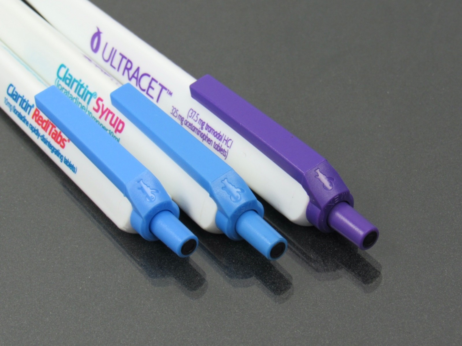 Claritin Levaquin Ditropan PENS Drug Rep Pharmaceutical Triangular Lot of 3