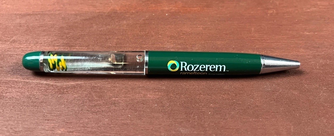 Rozerem Ramelteon Floaty Pen Medication Pharmaceutical Advertising